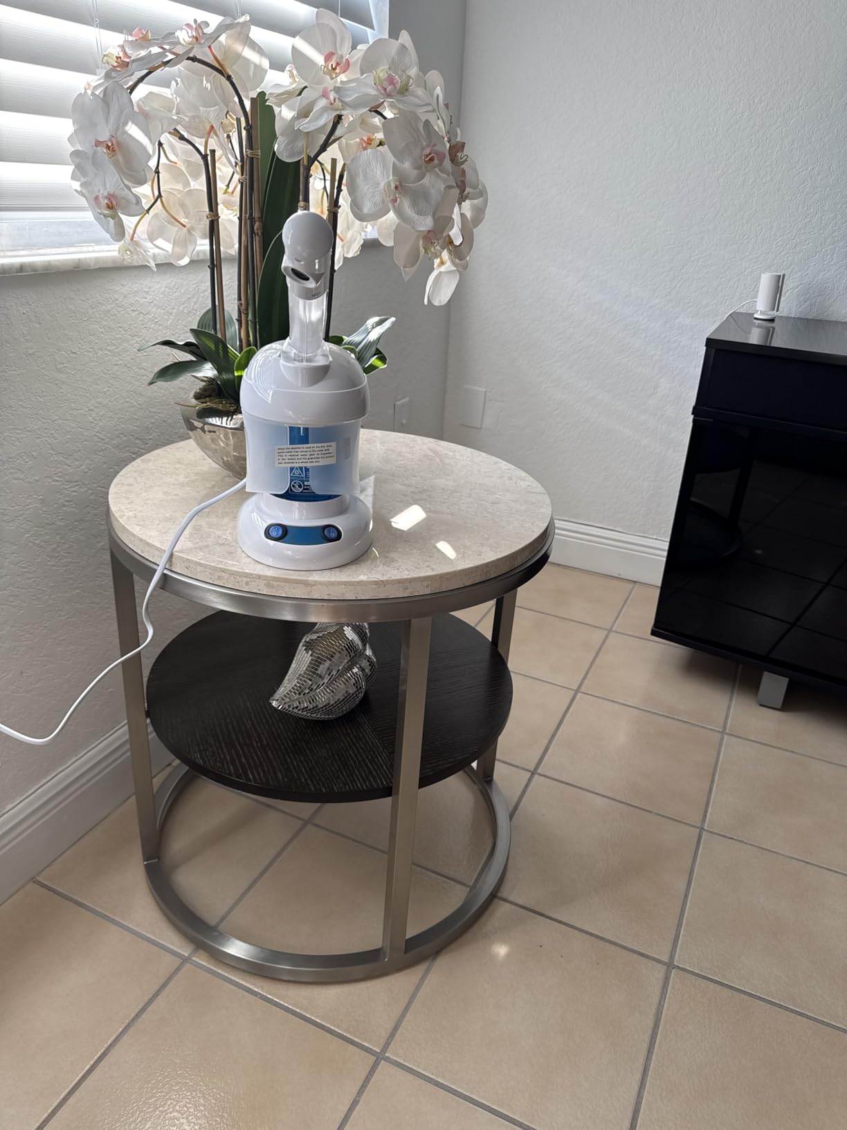 Facial Steamer - Ozone Steamer with Extendable Arm - Professional Nano Ionic Facial Steamer for Deep Cleaning - Portable for Personal Care Use at Home or Salon customer photo 1