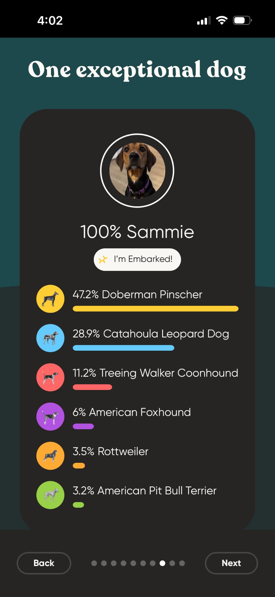 Embark Breed ID Dog DNA Test Kit - 400+ Breeds, 99% Breed Accuracy | Dog DNA testing kit for mixed breeds. Ancestry to great-grandparents, relative finder & family tree. Largest dog database. customer photo 1