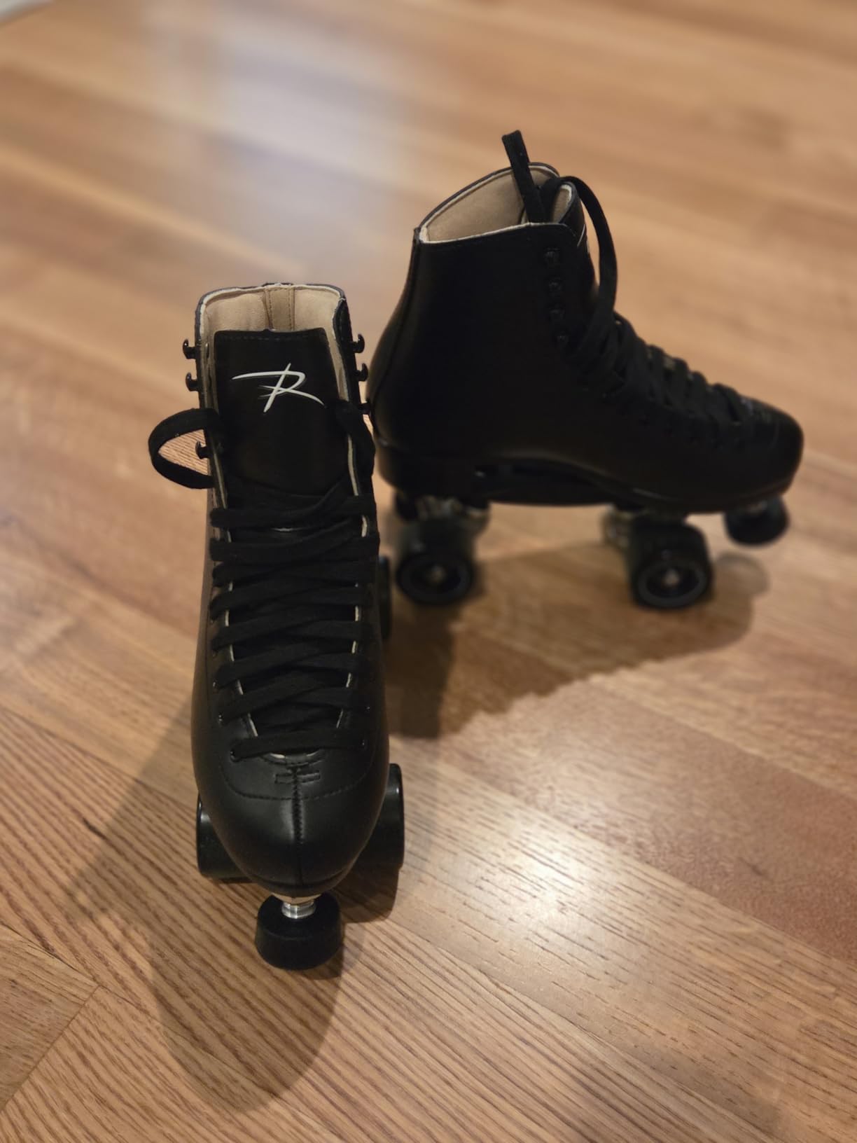 Riedell Boost Roller Skates - Lightweight, Comfortable Indoor Quad Skates for Men and Women Beginner to Seasoned with Smooth Retro Build customer photo 2