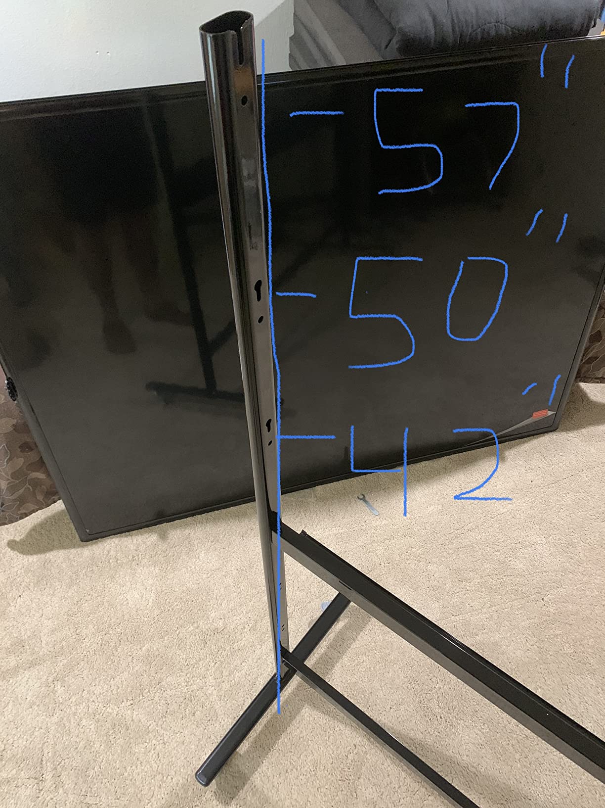 Rolling Dry Erase Board 48 x 36 - Large Portable Magnetic Whiteboard with Stand - Double Sided Easel Style Whiteboard with Wheels - Mobile Standing White Board for Office, Classroom & Home customer photo 1