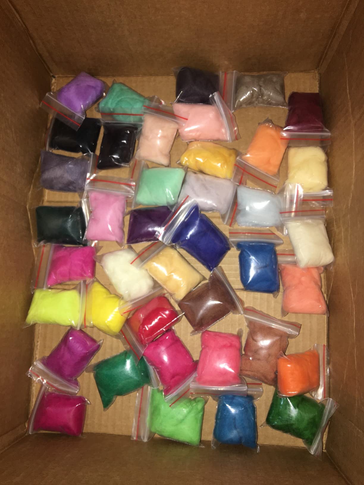 Mayboos Needle Felting Starter Kit, Wool Roving 40 Colors Set | 3g per Color, Felting Kits for Beginners Adult, with Instruction Included for Felted Animal Needle Felting Supplies customer photo 2
