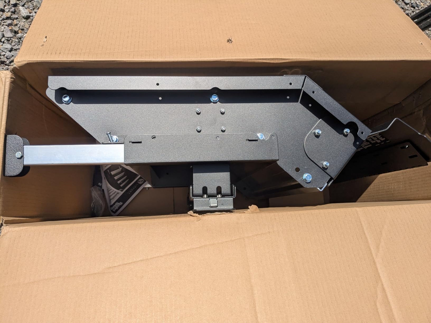 Lippert Components 733931 Solid Step Quad Step for RV and Travel Trailer Entry Doorway Black, 26-inch customer photo 2