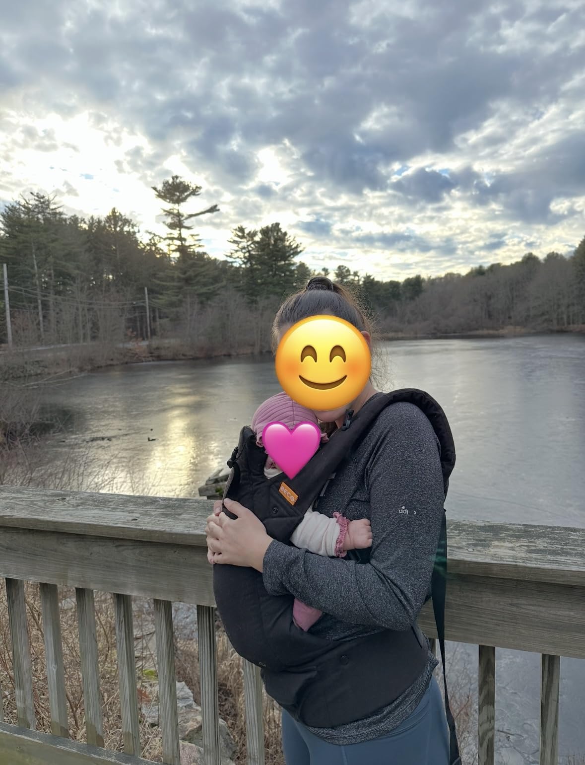 Beco Gemini Cool Mesh Baby Carrier, Newborn to Toddler, Cool Dark Grey | 4 Ergonomic Carry Positions with an Adjustable Seat, certified Hip-Healthy comfort from first weeks through toddlerhood. customer photo 2