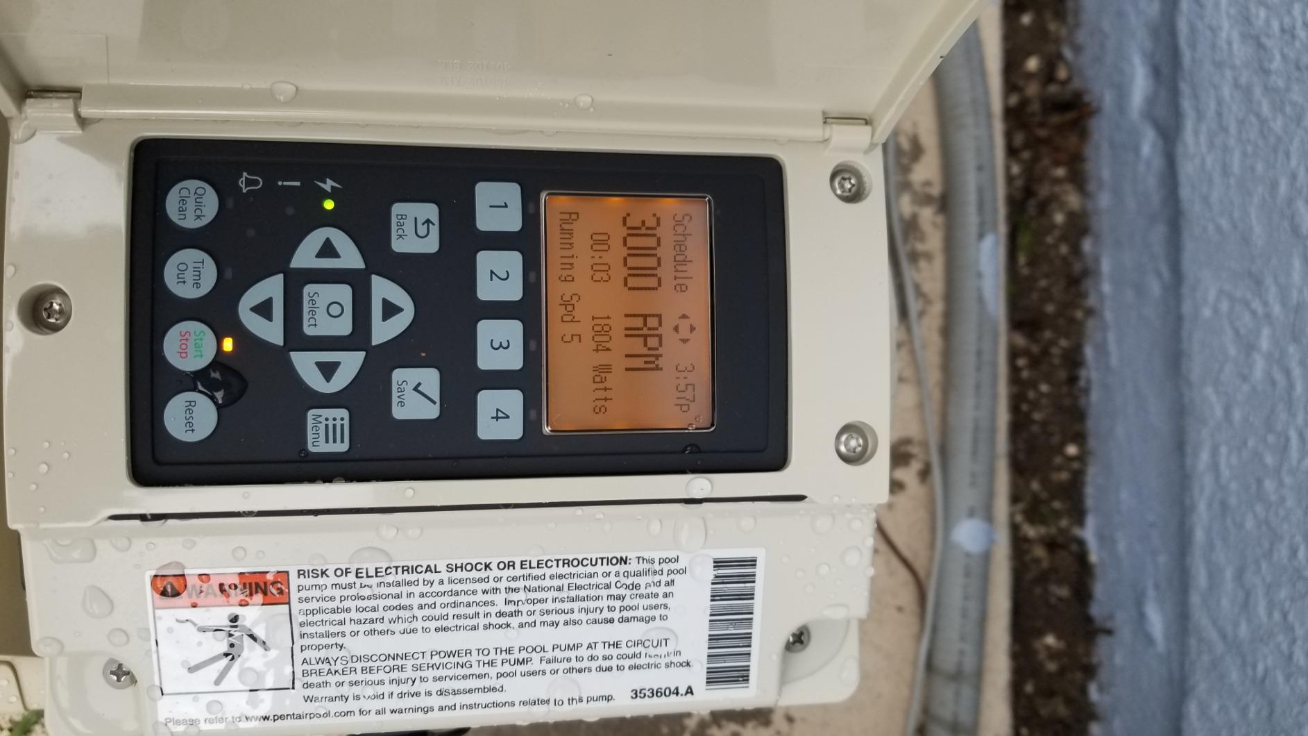Pentair 011028 IntelliFlo VS Pool Pump, Almond customer photo 2