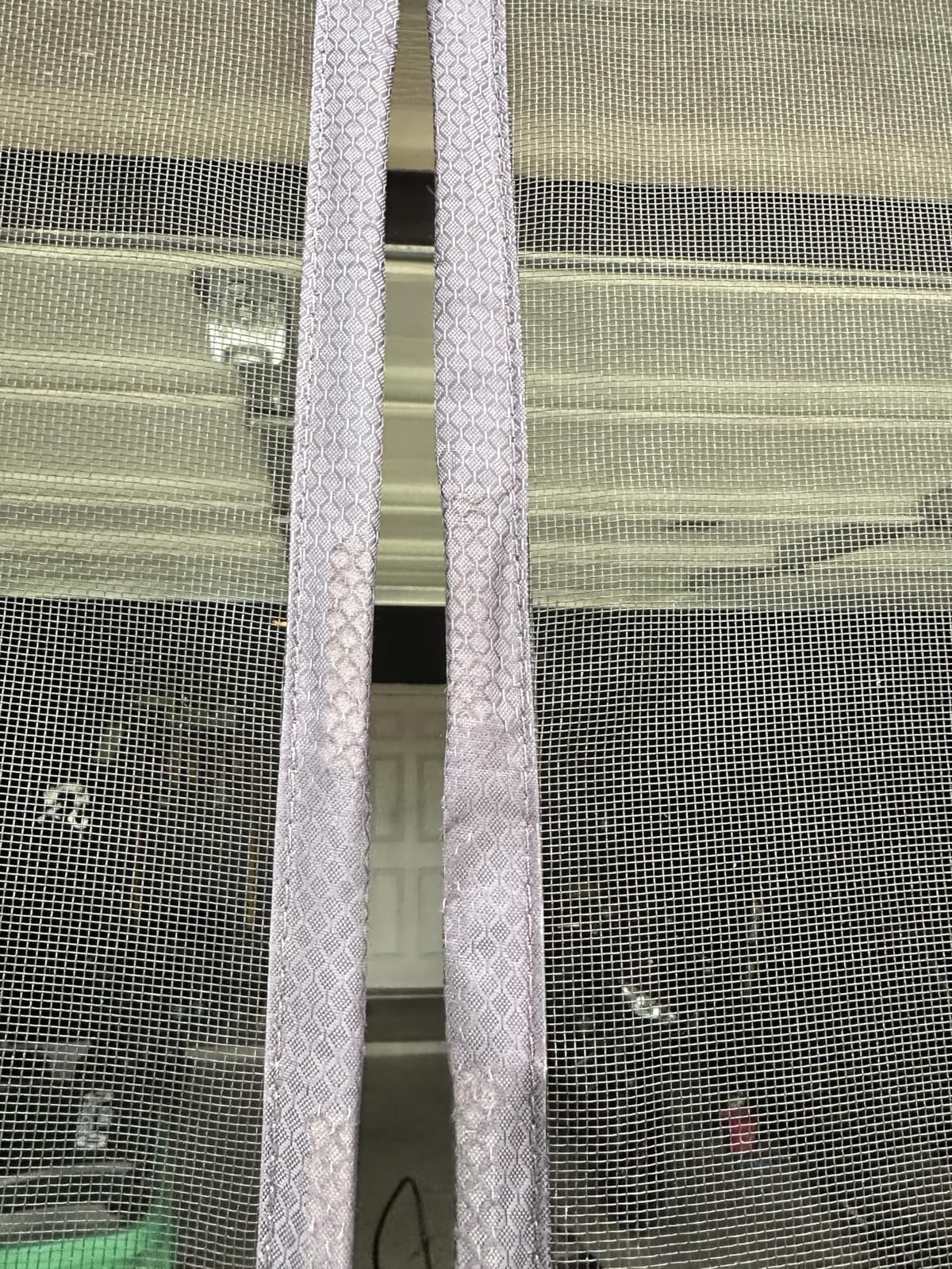Garage Door Screen for 2 Car, 16x7 ft Magnetic Closure Fiberglass Mesh Net | Easy Install, Pass-Through for Kids and Pets, Keep Annoying Animals Out Garage Screen Door for Garage, Patio, Porch, Home Gym customer photo 1