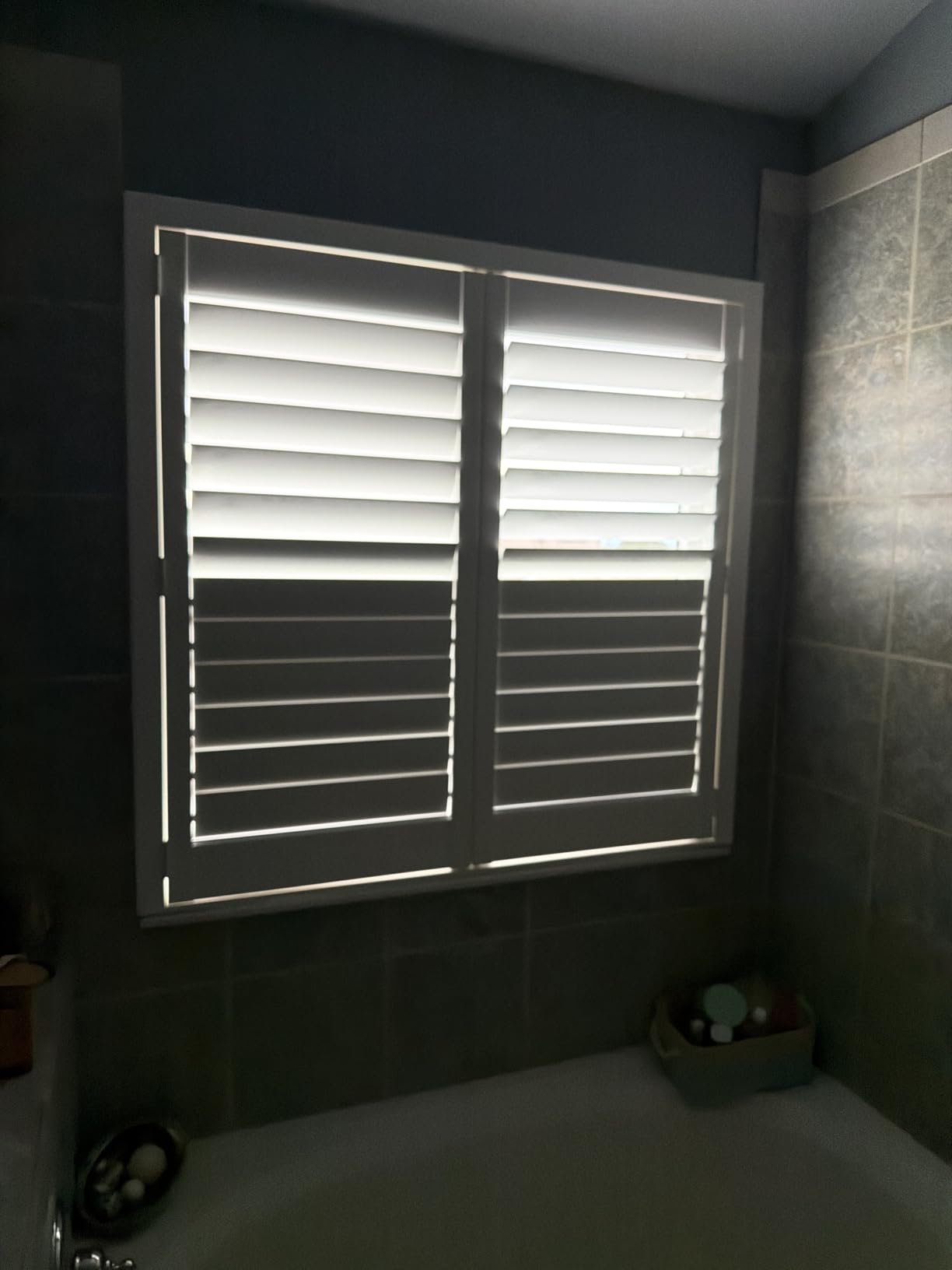 Suncraft Shutters - Plantation Shutters - Custom Made Window Blinds - No Front Tilt Rod - Easy DIY Installation - Interior Plantation Shutters - Privacy Blinds for Kitchen, Bath, Bedroom customer photo 1