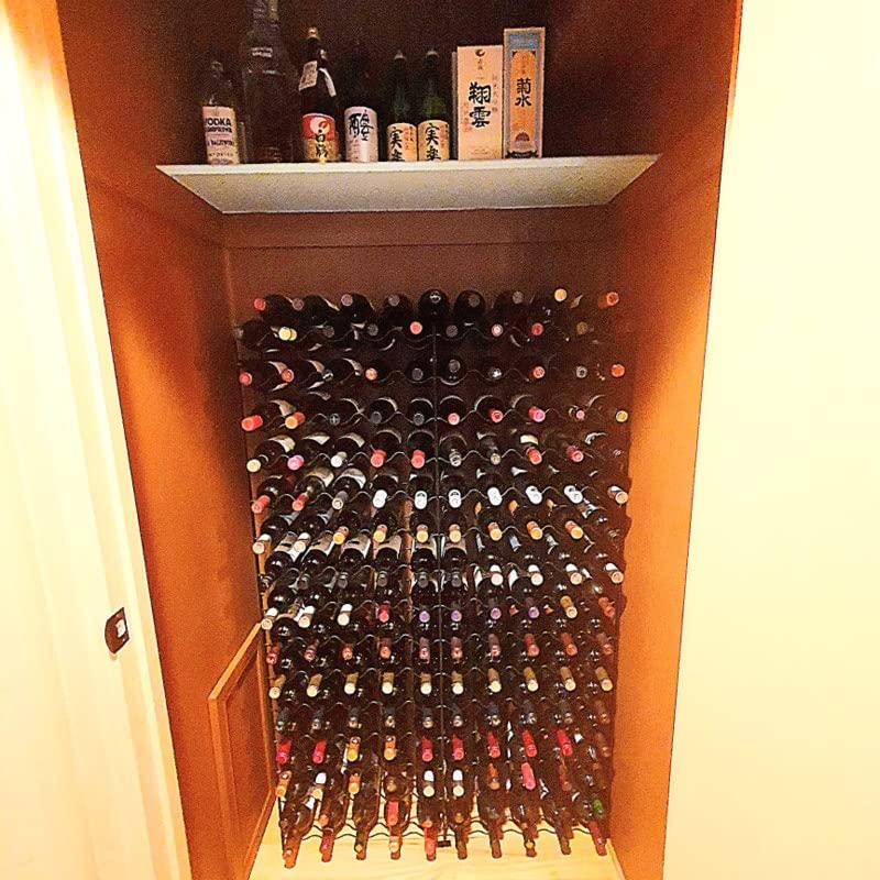 Sorbus Freestanding Floor Wine Rack, Home Bar & Cellar Storage (150 Bottle) | Kitchen organizer suited to dining room display, with open shelving that keeps labels visible and collections easy to browse customer photo 2