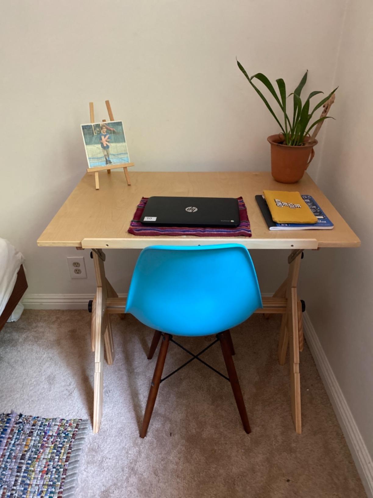 MEEDEN Wood Adjustable Drafting Table: 35.5