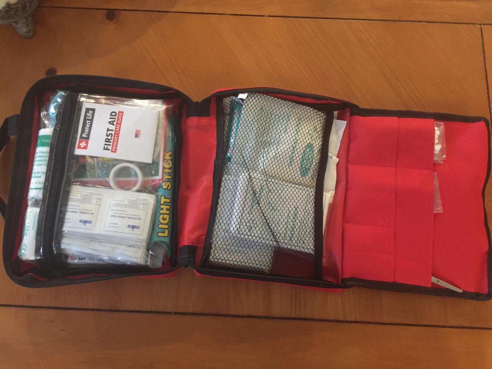 Protect Life Travel First Aid Kit for Car - 100 Piece Waterproof Emergency Kit customer photo 2