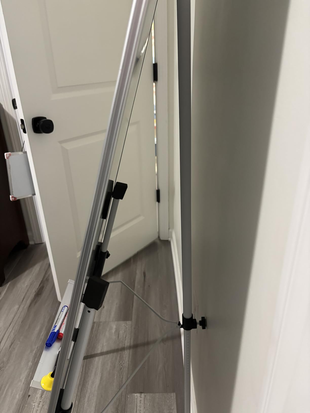 Maxtek Easel Whiteboard 36 x 24 in, Stand Tripod with Height Adjustable | 3' x 2' Magnetic Dry Erase Surface, Flipchart Stand, Portable Tripod Easel for Office, Teaching, Home and Classroom customer photo 2