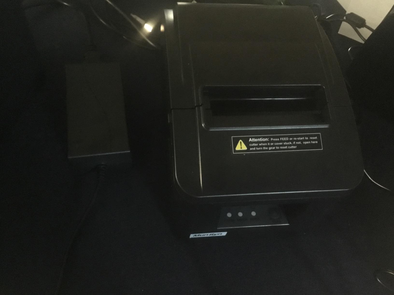 MUNBYN 80mm USB Thermal Receipt Printer P098, POS Printer with Auto Cutter customer photo 2