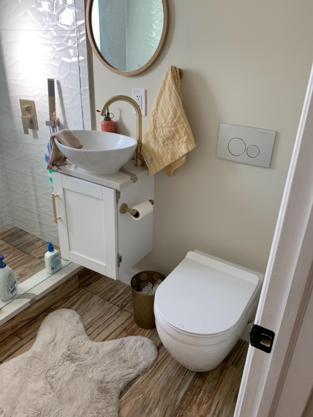 Ivy Wall-Hung Elongated Toilet Bowl customer photo 1