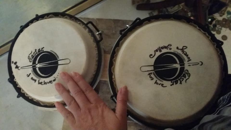 Eastar Bongo Drums 7'' and 8'' for Professional Special Antique Finish, EBO-21 customer photo 2
