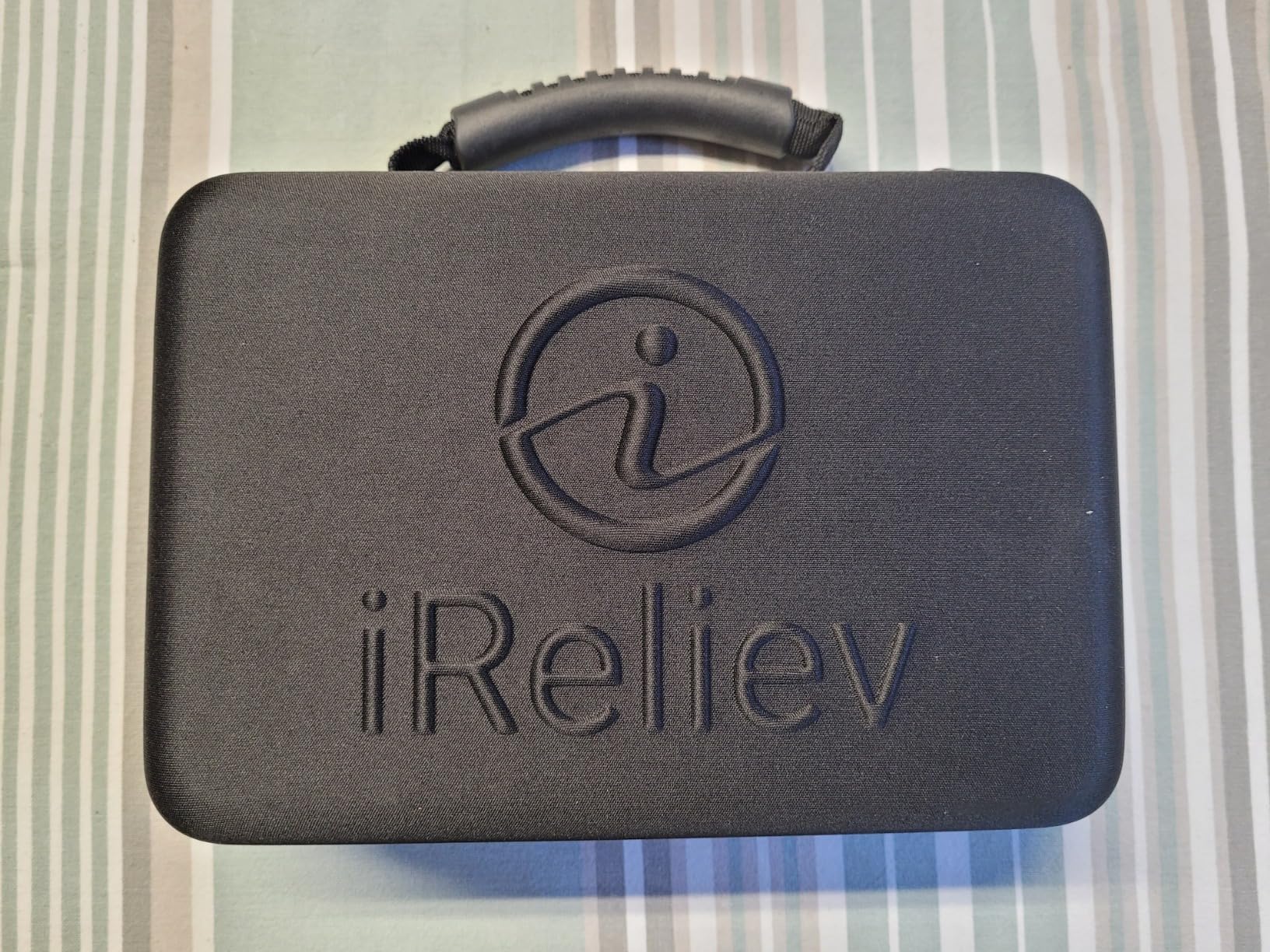 FDA Cleared iReliev TENS Unit + EMS 14 Therapy Modes, Premium Pain Relief and Recovery System, Rechargeable, Large Back Lit Display, 12 Electrodes & Case customer photo 2