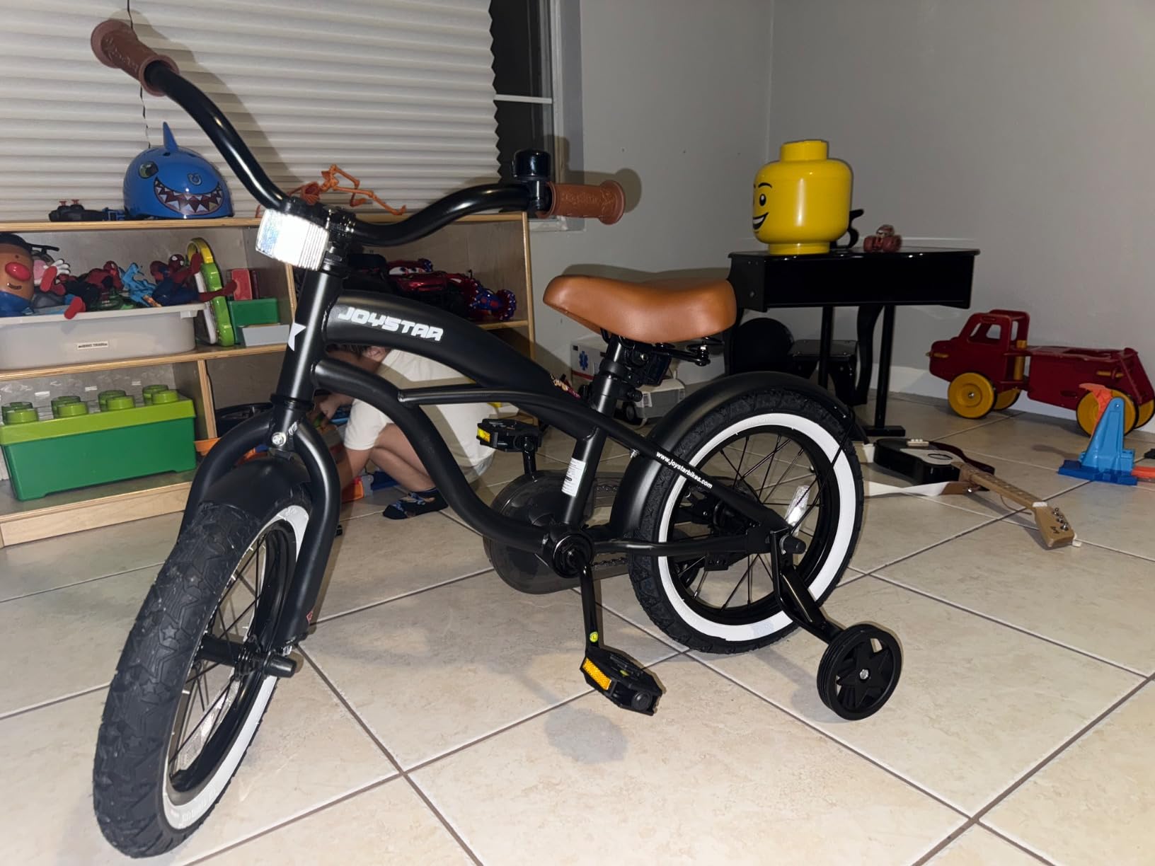 JOYSTAR 12-16 Inch Kids Cruiser Bike for Girls & Boys 2-7 Years | Kids Bike with Training Wheels, Coaster Brake, Fenders & Adjustable Seat customer photo 2