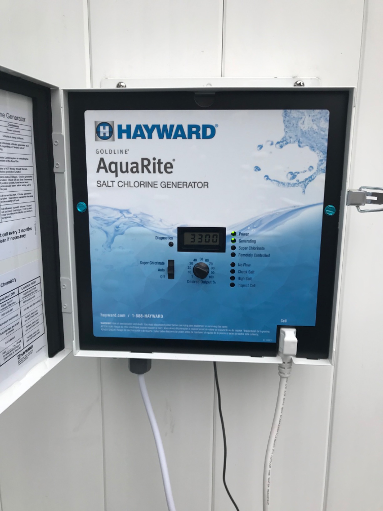 Hayward Aquarite Salt Chlorine Generator for Swimming Pools 40,000 Gallons | W3AQR15 Replacement for AQR15 Saltwater Swimming Pool Chlorination System for In-Ground Pools customer photo 2