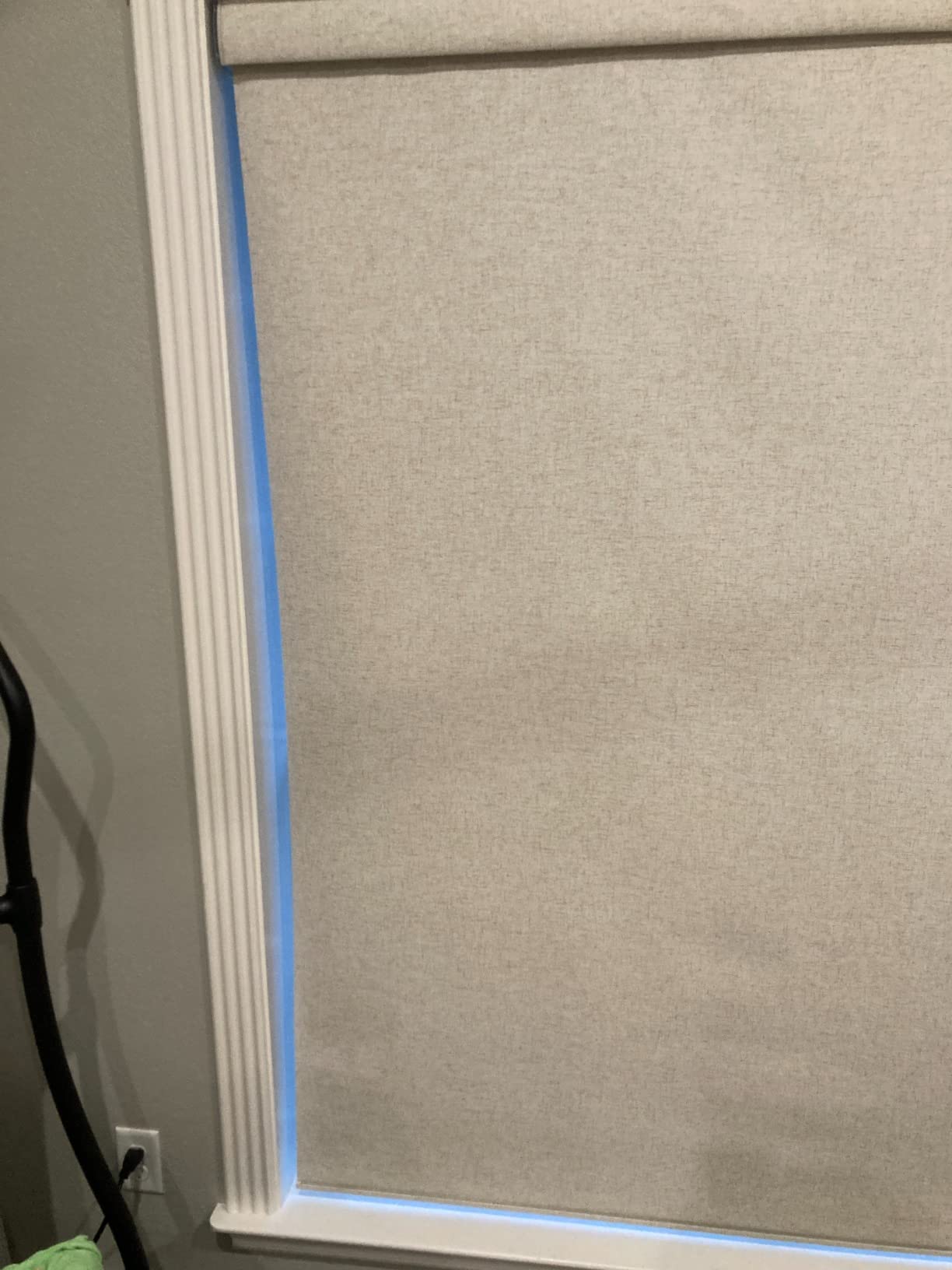 Graywind Motorized Roller Shades 100% Blackout Free Stop Window Shades Cordless Wireless Remote Control Window Roller Blinds with Valance for Smart Home and Office customer photo 2
