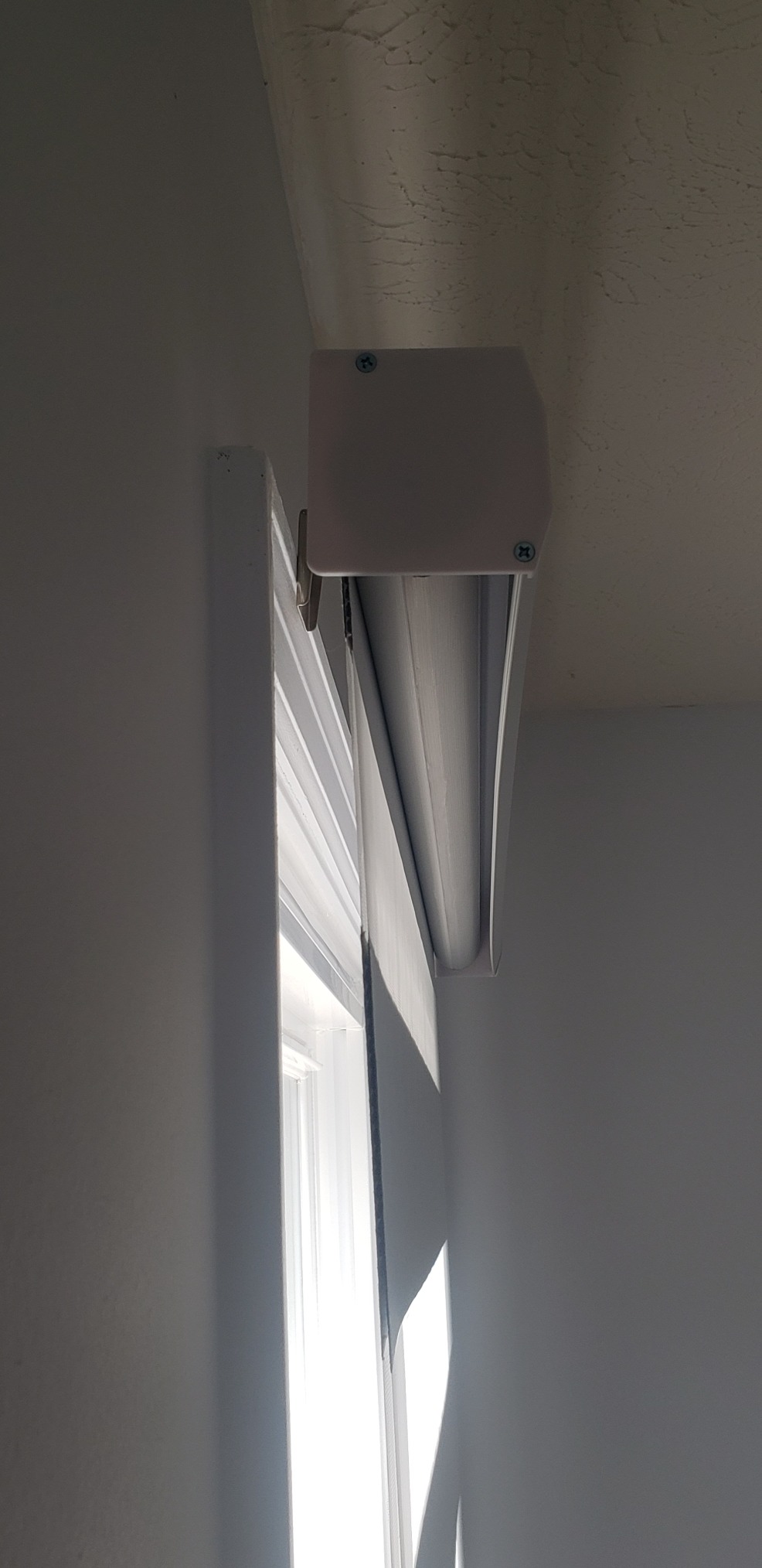 Graywind Motorized Zebra Blinds for Windows, Blackout Smart Blinds with Remote Control, Dual Layer Custom Zebra Shades Work with Alexa, Google Home, Apple Homekit, Classic White customer photo 2