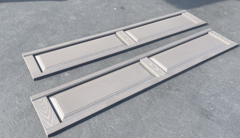 Mid America Raised Panel Vinyl Shutters (1 Pair) - 14.75 x 35 002 Black - Decorative Window Shutters with Mounting Hardware - Injection Molded Fade Resistant Vinyl - Williamsburg Style customer photo 2