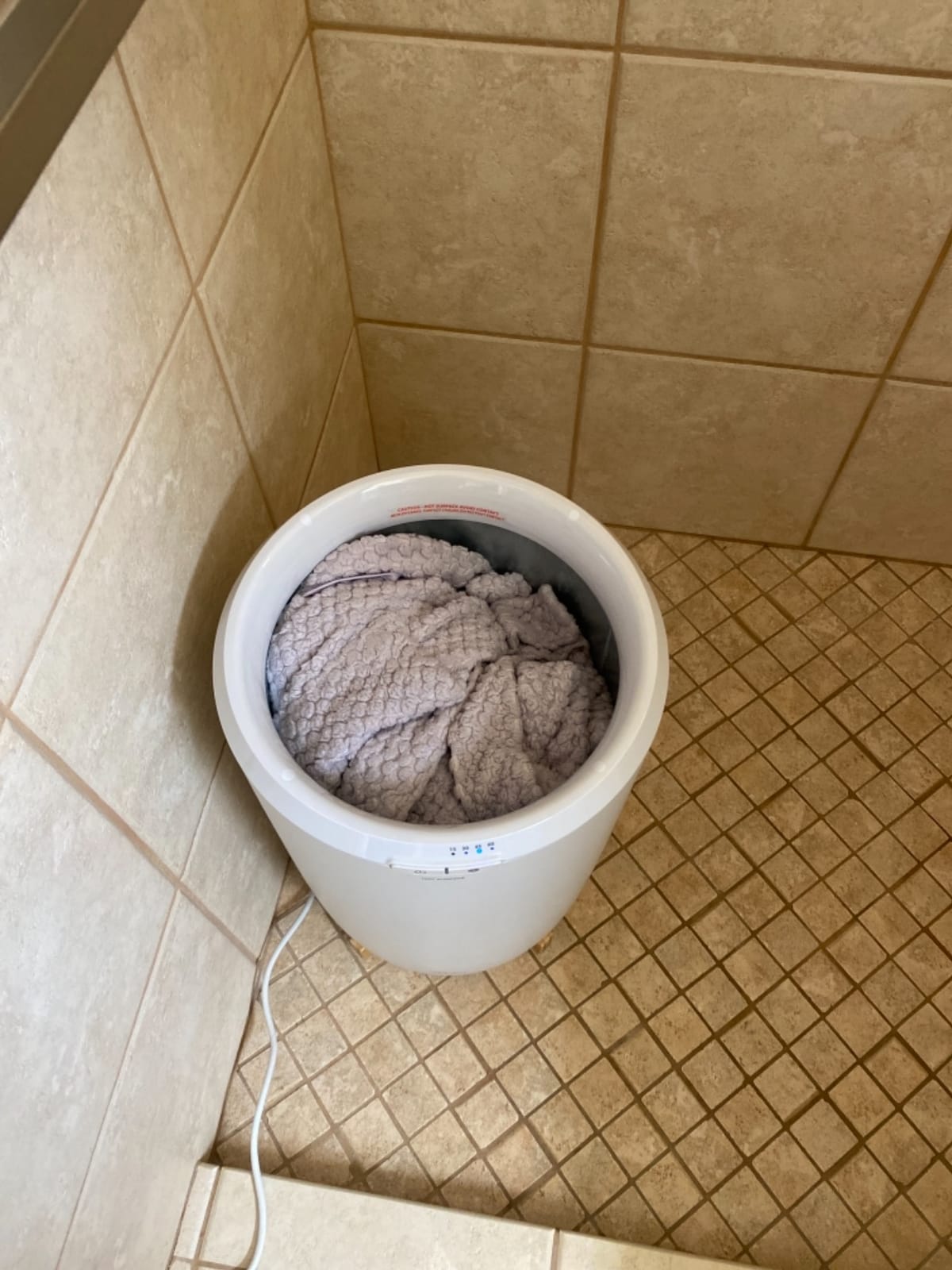 Zadro Large Hot Towel Warmer Bucket Timer Electric Towel Warmer for Bathroom Auto-Shut Off Heated Towel Warmer Spa customer photo 1