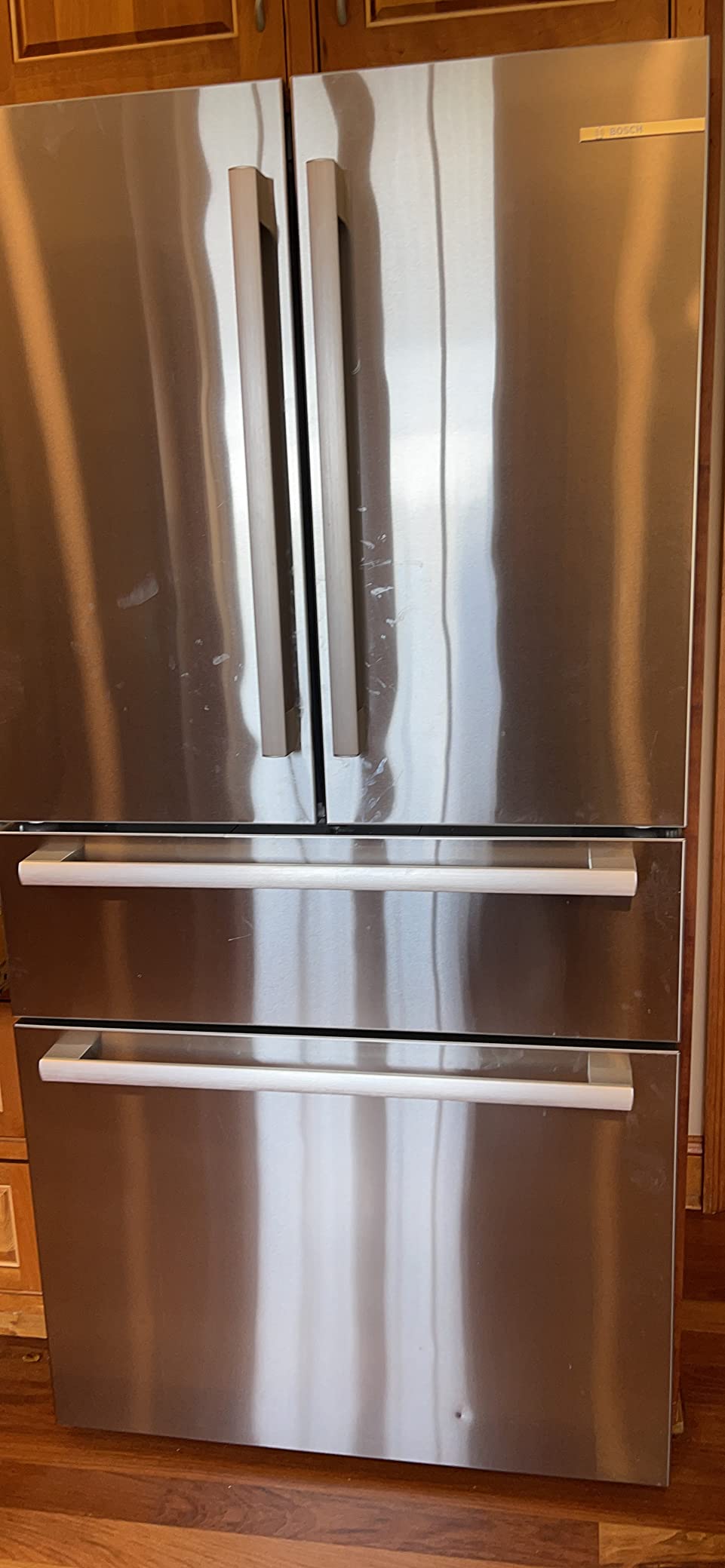 800 Series 36 in. 21 cu. ft. Smart Counter Depth French Door Recessed Handle Refrigerator Stainless Steel, Ice and Water customer photo 2