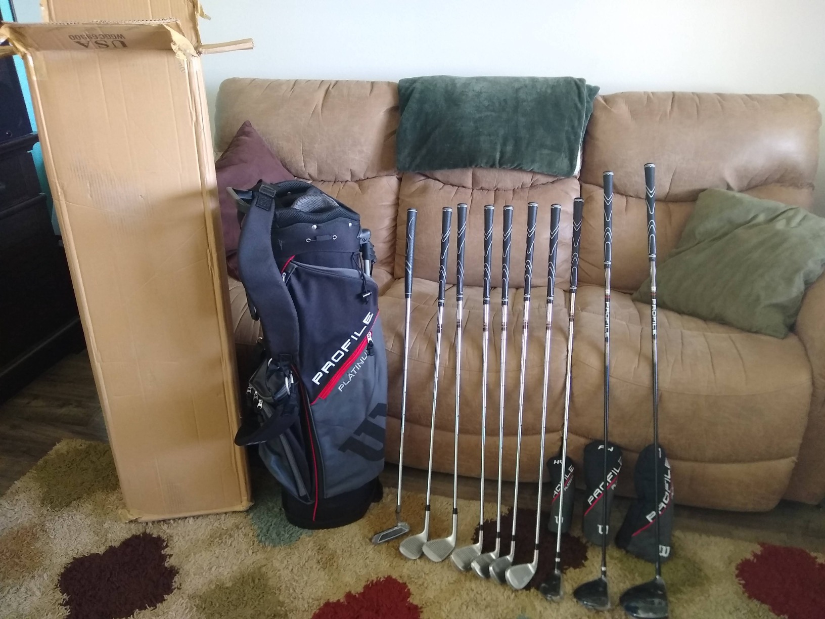 Wilson Men's Profile Platinum Complete Golf Club Package Set - Right Handed, Stand Bag customer photo 2