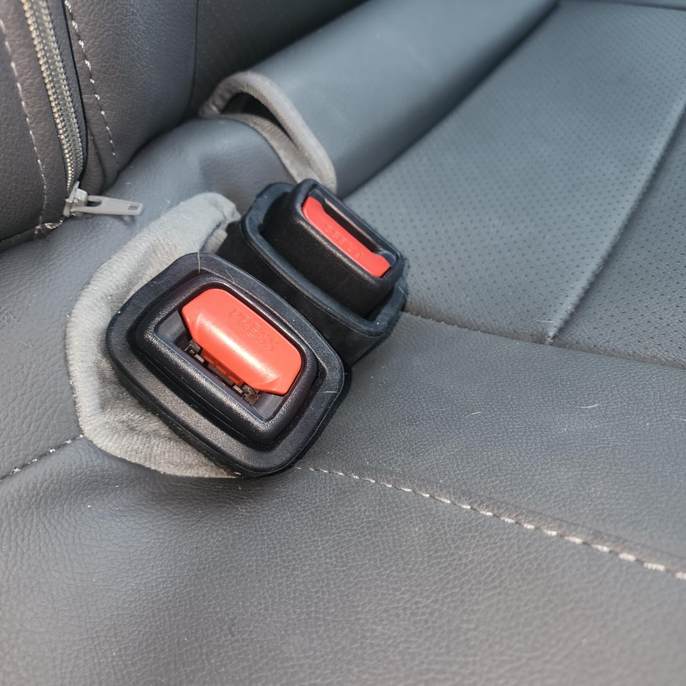 Morlike Silicone Buckle Holder Booster - Fits Most, Not All (Light Blue, 2 Pack) customer photo 2