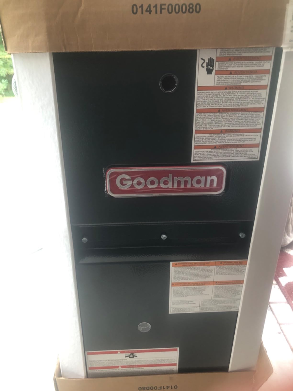 Goodman 80,000 BTU 96% Efficiency Multi-Speed, Single-Stage Upflow/Horizontal Furnace (GR9S960803BN) customer photo 1