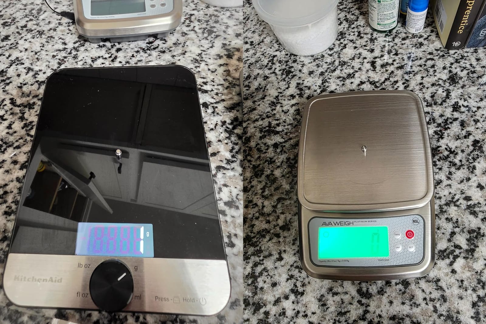 KitchenAid KQ908 Glass Surface 11 Pound Capacity Digital Kitchen and Food Scale, Scale for Food Ounces and Grams, Dry and Dry and Liquid Ingredients, Black customer photo 1