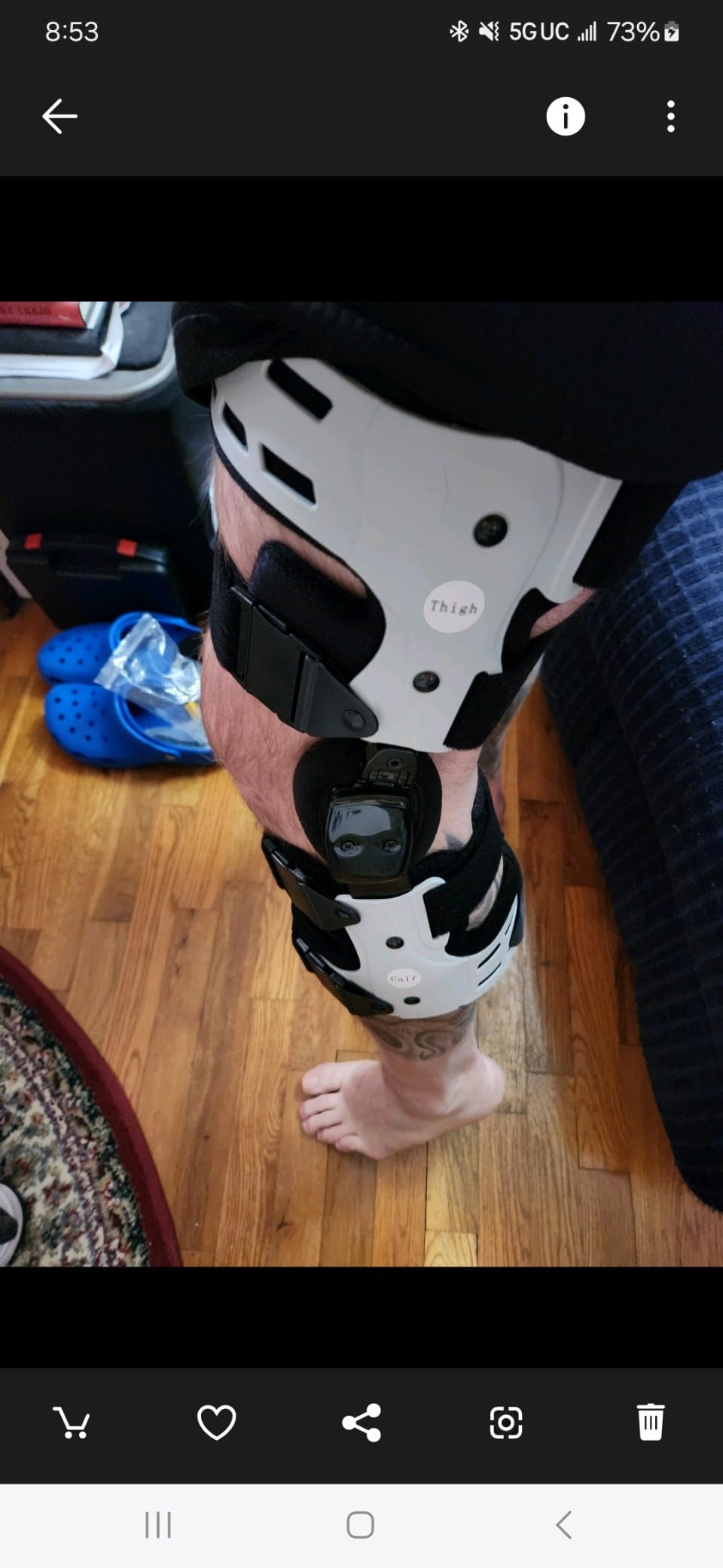 OA Unloader Knee Brace, Support for Arthritis Pain, Osteoarthritis, Cartilage Defect Repair, Avascular Necrosis, Bone on Bone Knee Joint Pain and Degeneration Medial Inside Right customer photo 1