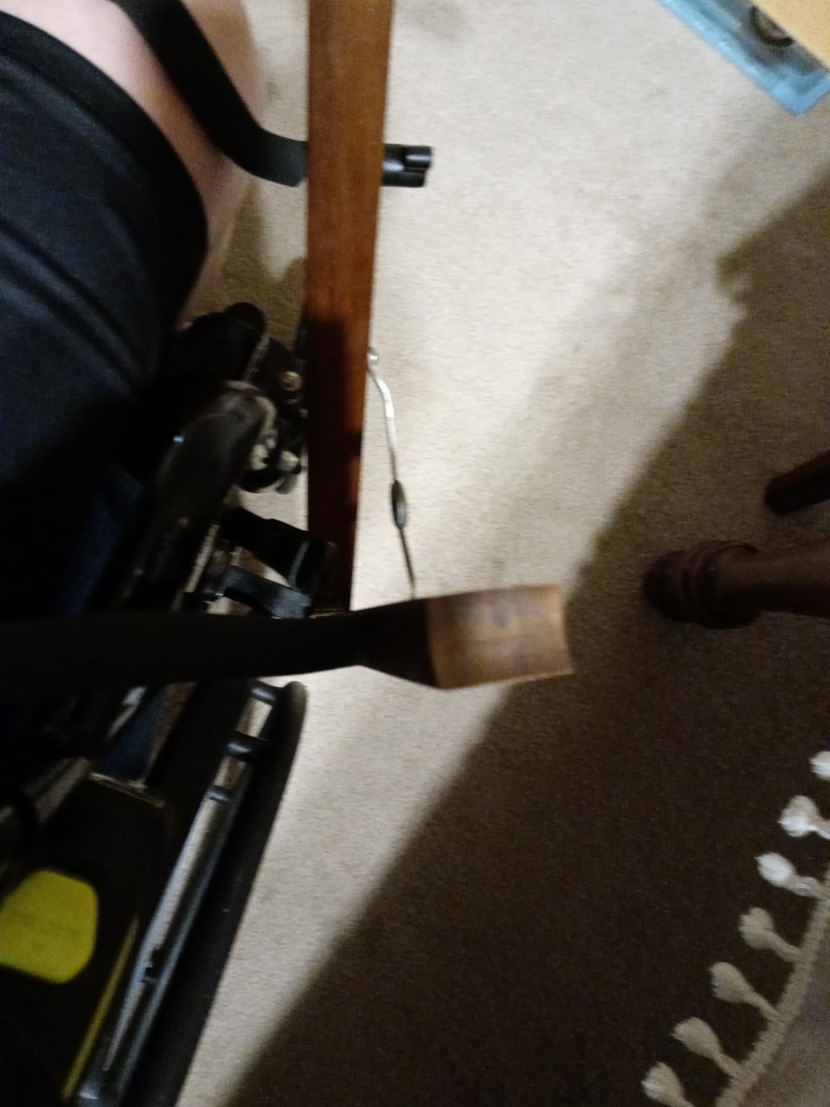 Donner Wood Guitar Stand, Acoustic Electric Wooden Guitar Floor Stand, A Frame Folding Guitar Holder Adjustable for Bass, Cello, Mandolin, Banjo, Ukulele customer photo 1