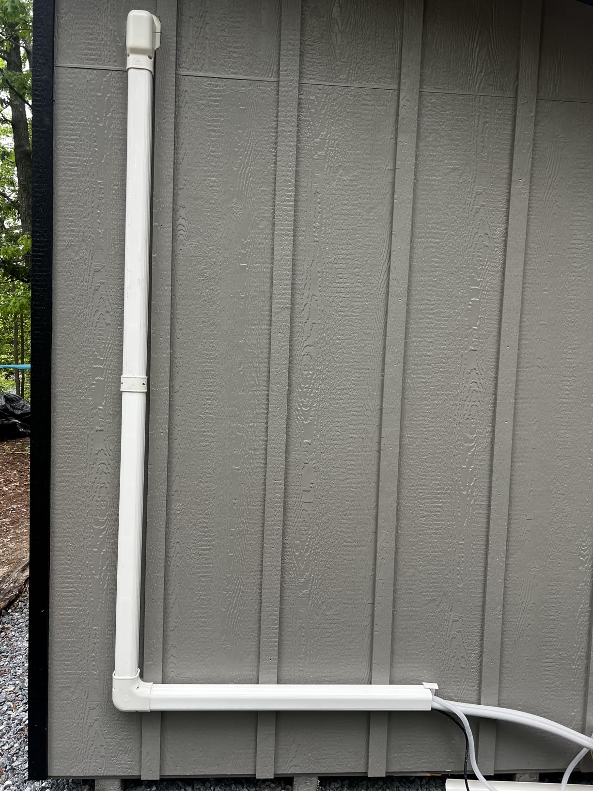 Senville Mini Split Line Set Cover Kit for AC, 20 Ft, 3 Inch, PVC and ABS, Snap-Together DIY Install customer photo 1