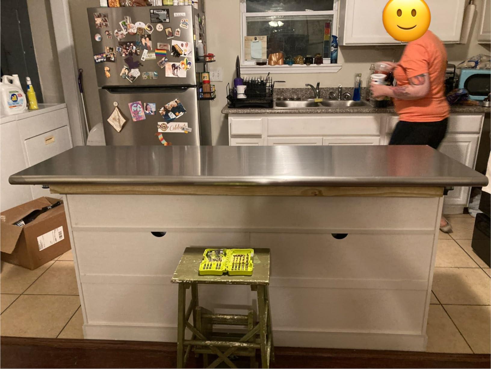 Hally Stainless Steel Table for Prep & Work 30 x 60 Inches NSF Commercial | Metal Heavy Duty Workbench, Adjustment Undershelf, for Kitchen, Restaurant, Home, Hotel, Garage, Pizza Oven, Galvanized Legs customer photo 2