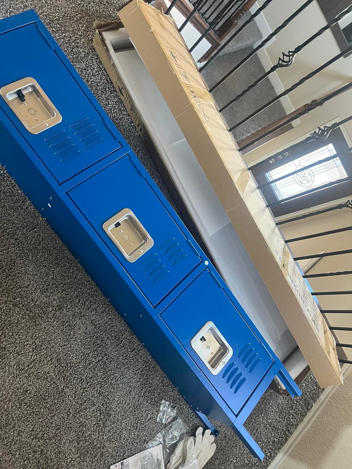 INTERGREAT 6-Door Metal Employee Lockers for Office, School & Gym,Steel Locker for Employees,Black customer photo 1