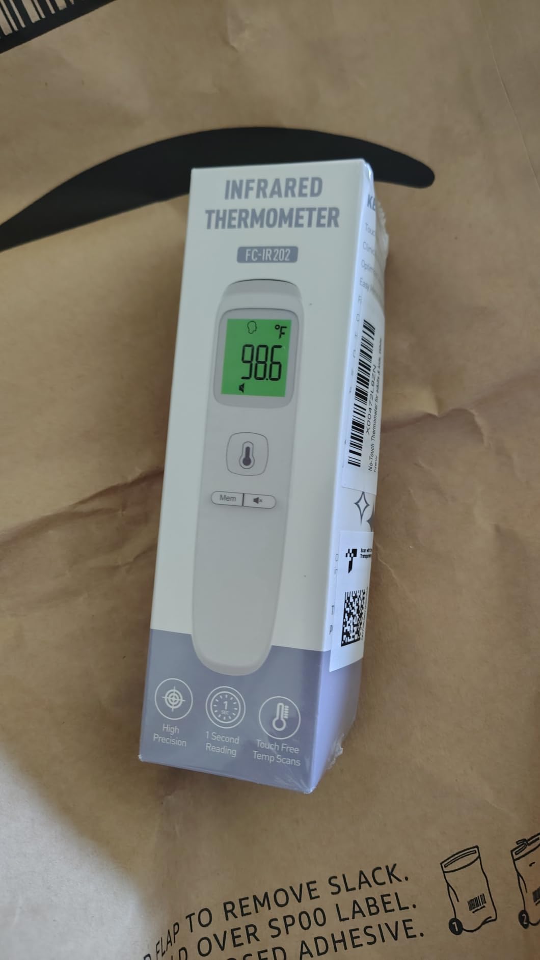 No-Touch Thermometer for Adults and Kids, Accurate Digital Baby Thermometer, Fever Alarm & Silent Mode, 2 in 1 Forehead & Object Mode customer photo 1