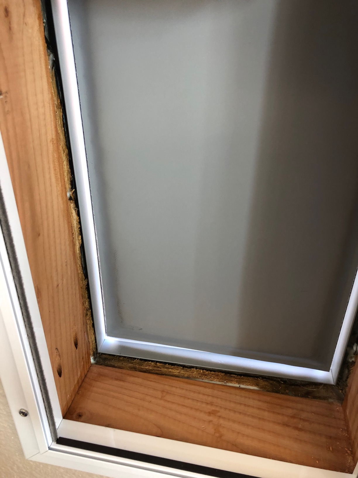 PetSafe Extreme Weather Aluminum Dog Door, 3-Flap Insulated, Large | Energy-Efficient, Blocks 3x More Thermal Loss, Reinforced Aluminum Frame, Magnetic Seal on Flap customer photo 1