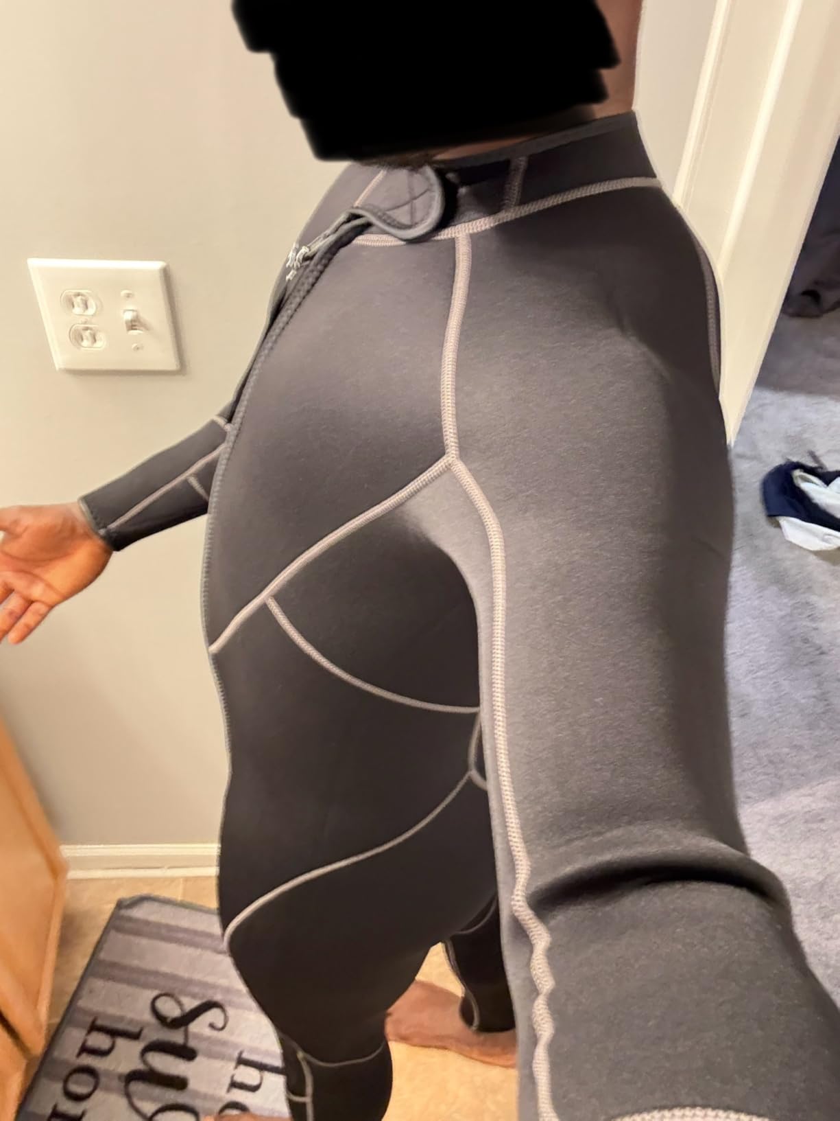 Seaskin Mens 3mm Shorty Wetsuit Womens, Full Body Diving Suit Front Zip | Wetsuit for Diving Snorkeling Kayaking Swimming customer photo 1