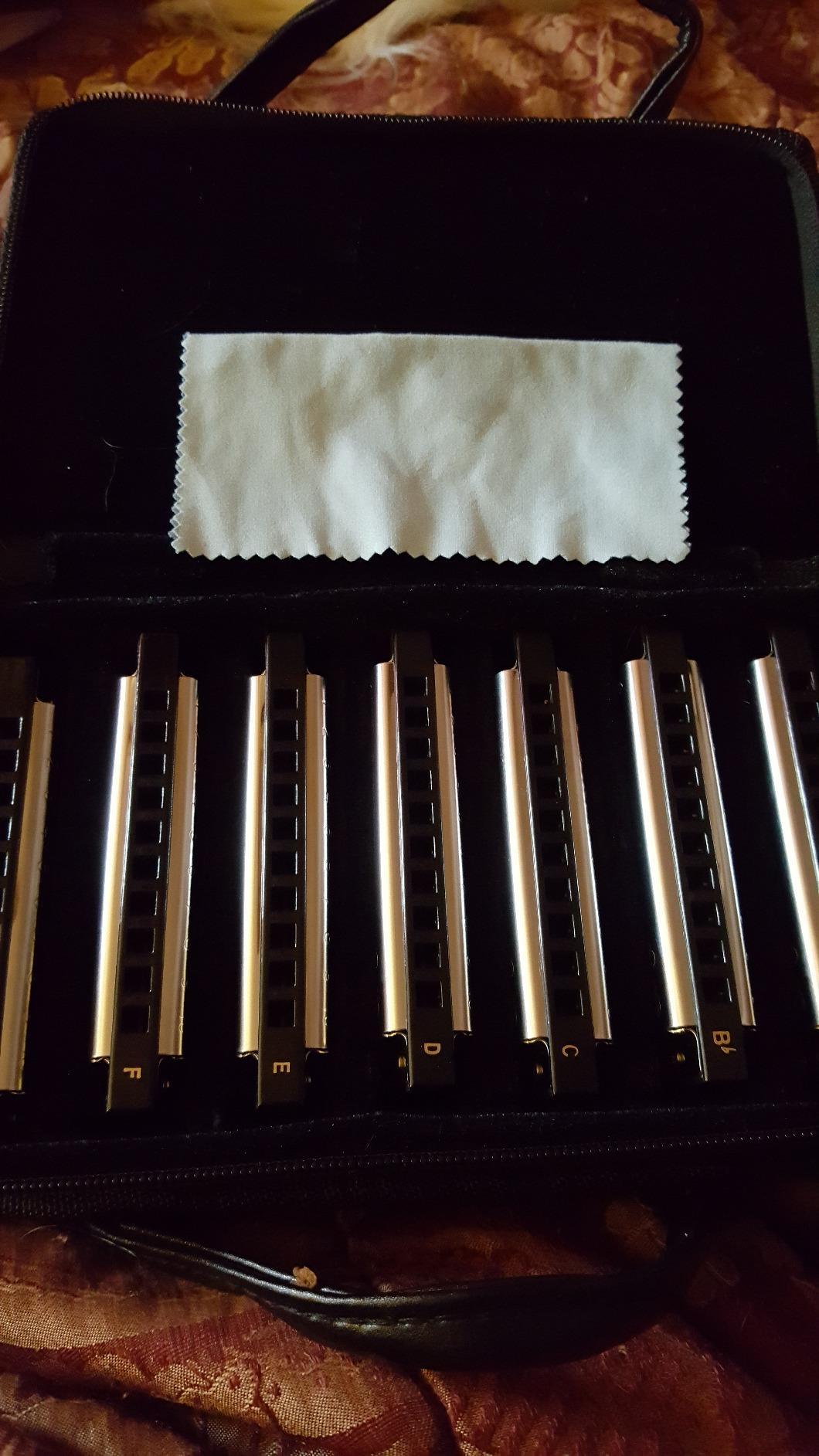 Fender Blues Deluxe Harmonica, Pack of 3 with case (Keys C,G,A) customer photo 2