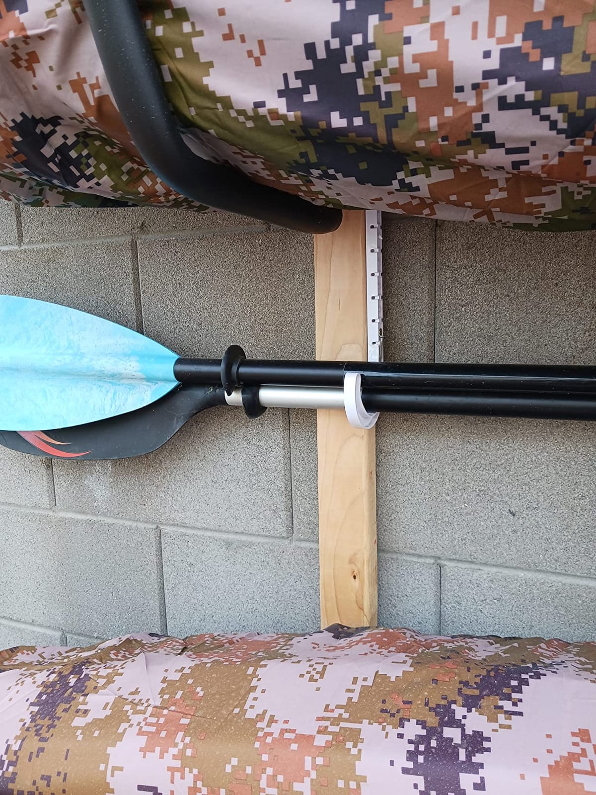 Kayak Storage Rack, Heavy Duty Wall Mount Kayak Hanger for Secure Storage, Garage Hooks for Kayaks, SUP Paddle Boards, Canoes, Surfboards customer photo 2