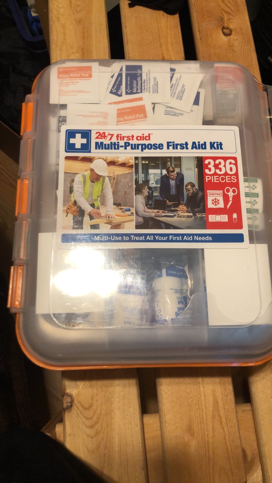 24/7 First Aid OSHA Compliant 100-Person Emergency First Aid Kit, 336 Pieces customer photo 2