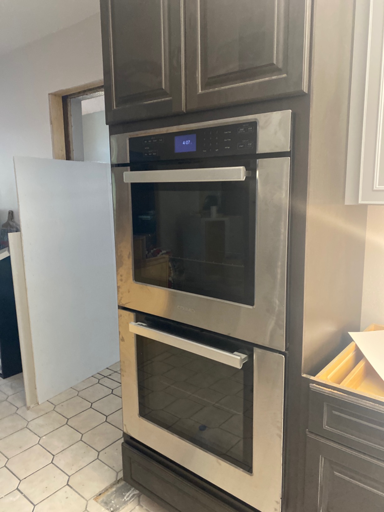 30 in. Haven Coll Double Electric Wall Oven, True Convection, Stainless | Cosmo COS-30EDWC Blue Porcelain, Self Clean Function, 7 Oven Functions, Digital Display, Interior Lighting customer photo 1