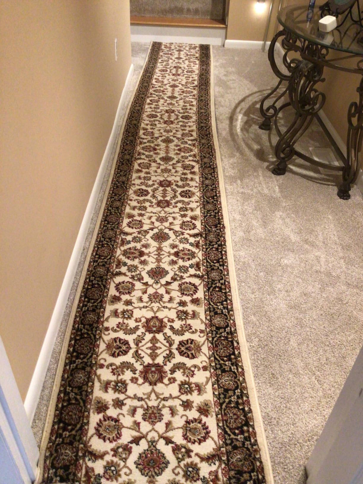 Well Woven Custom Size Hallway Stair Runner - Choose Your Custom Length - Noble Palace Red French European Traditional 27 Inch Wide x 13 Feet Long (27