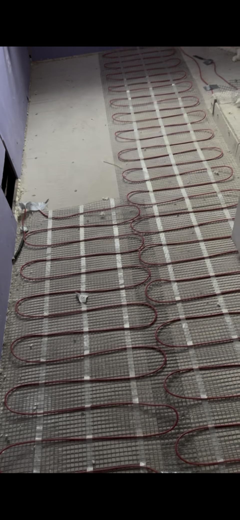 LuxHeat 20 sqft Heated Floor Mat Kit, Prog Thermostat - 120V Floor Heat | 20in x 12.2ft Self-adhesive Mat, Alarm, UDG 7-Day Prog T/Stat w/ GFCI, Sensor | Heated Floor Kit For Bathroom, Tile & More customer photo 1