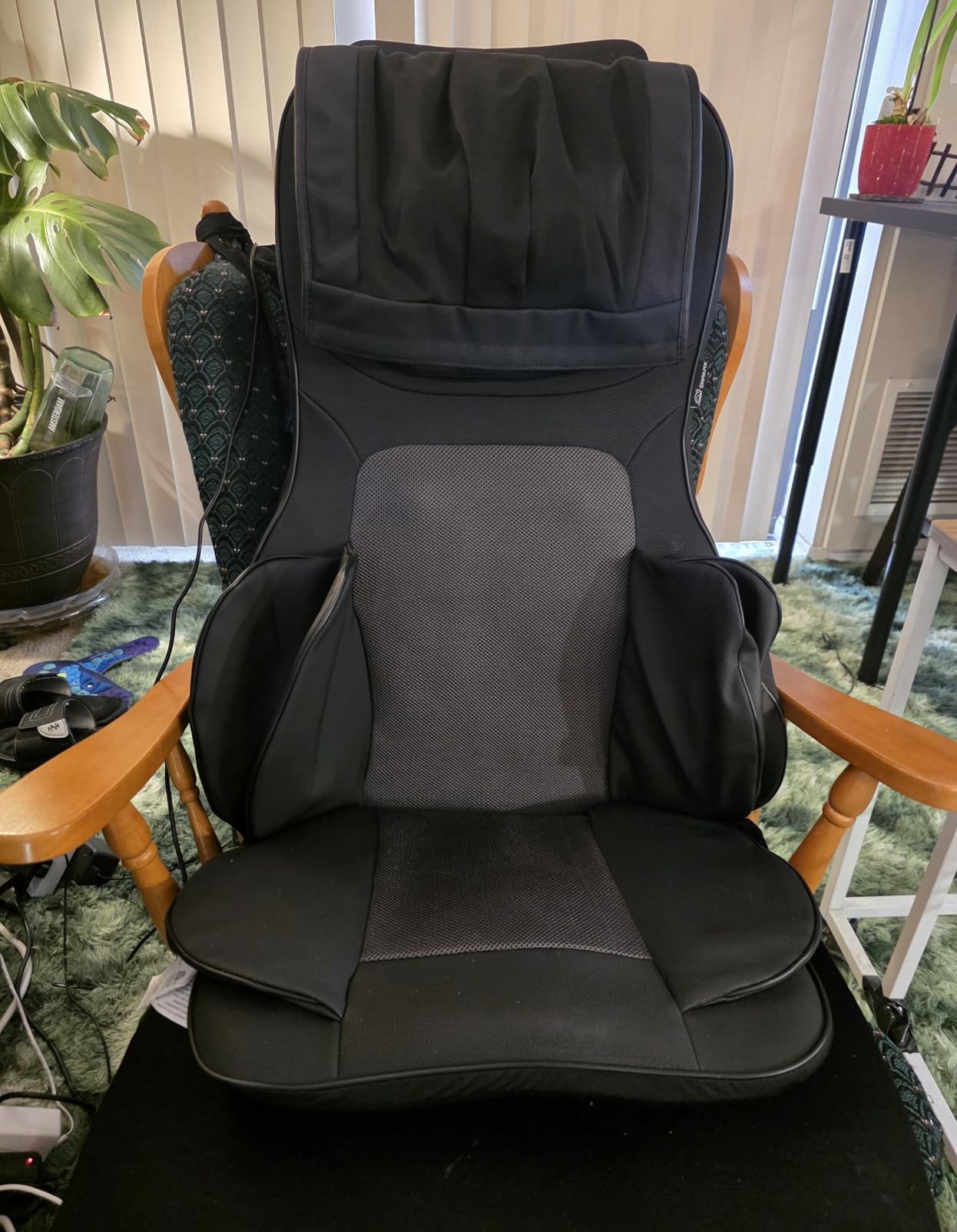 Snailax Neck Back Massager with Heat, Full Body Massage Chair Pad, Adjustable Compression, Rolling, Shiatsu Massage Seat Cushion, Chair Massagers, Gifts for Women, Man (Upgrade) customer photo 2