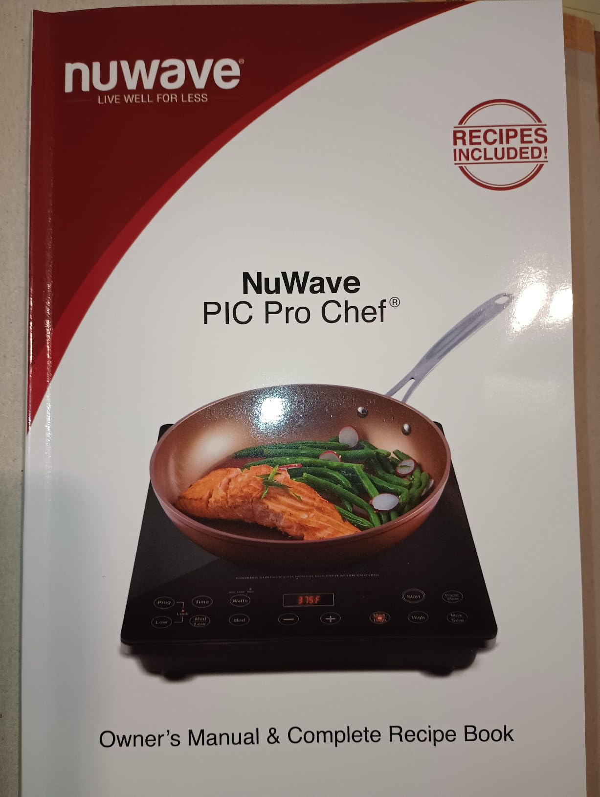 Nuwave Pro Chef Induction Cooktop, NSF-Certified, Commercial-Grade | Portable, Powerful 1800W, Large 8