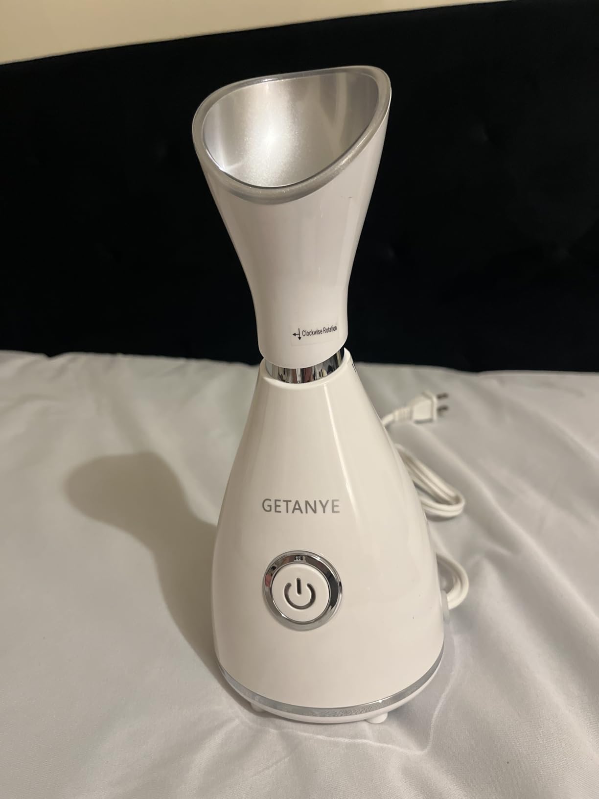 GETANYE Nano Ionic Face Steamer - 10X Penetration for Facial, Unclogs Pores, Moisturizing Spa Humidifier with Free Blackhead Remover Kit, Hair Band, Face Brush customer photo 2