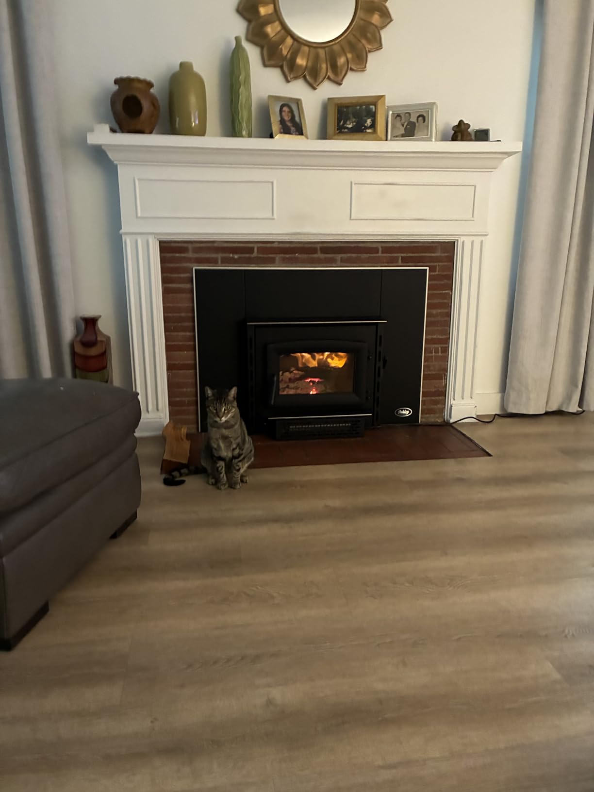 Ashley Hearth AW1820E 1,200 Sq. Ft. Wood Stove Insert, Black customer photo 2