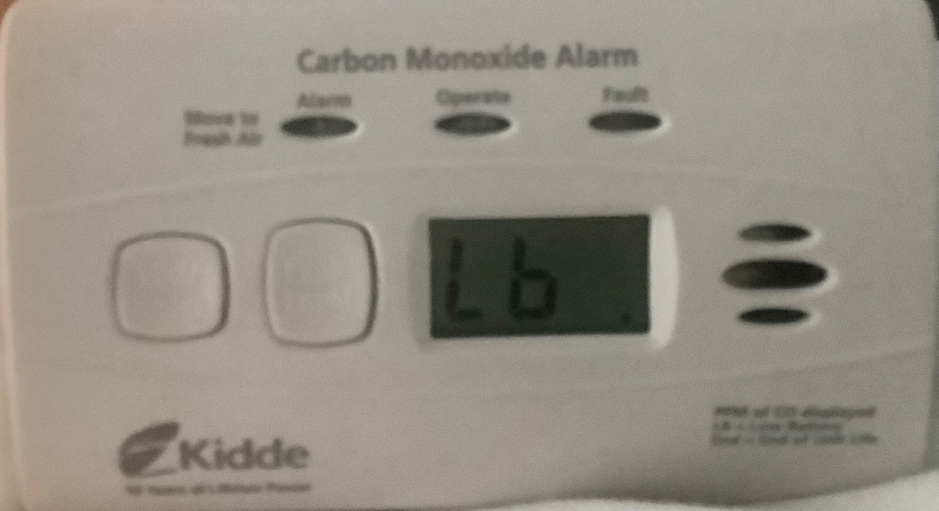 Kidde Carbon Monoxide Detector, 10-Year Battery Powered, Digital Display, LED Status Indicators, 85 dB Alarm, 3rd Edition customer photo 1