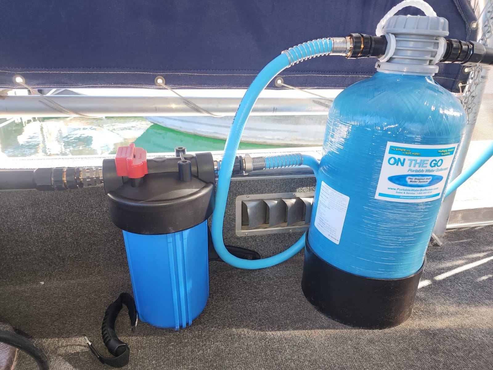 RV Water Filter System, Anti-Clog Inline Water Filter for 25K Gallons with One-Piece 5-Stage Filtration, Removes Sediments, Chlorine, VOCs, Heavy Metals, Bad Taste, Odor, and More customer photo 2