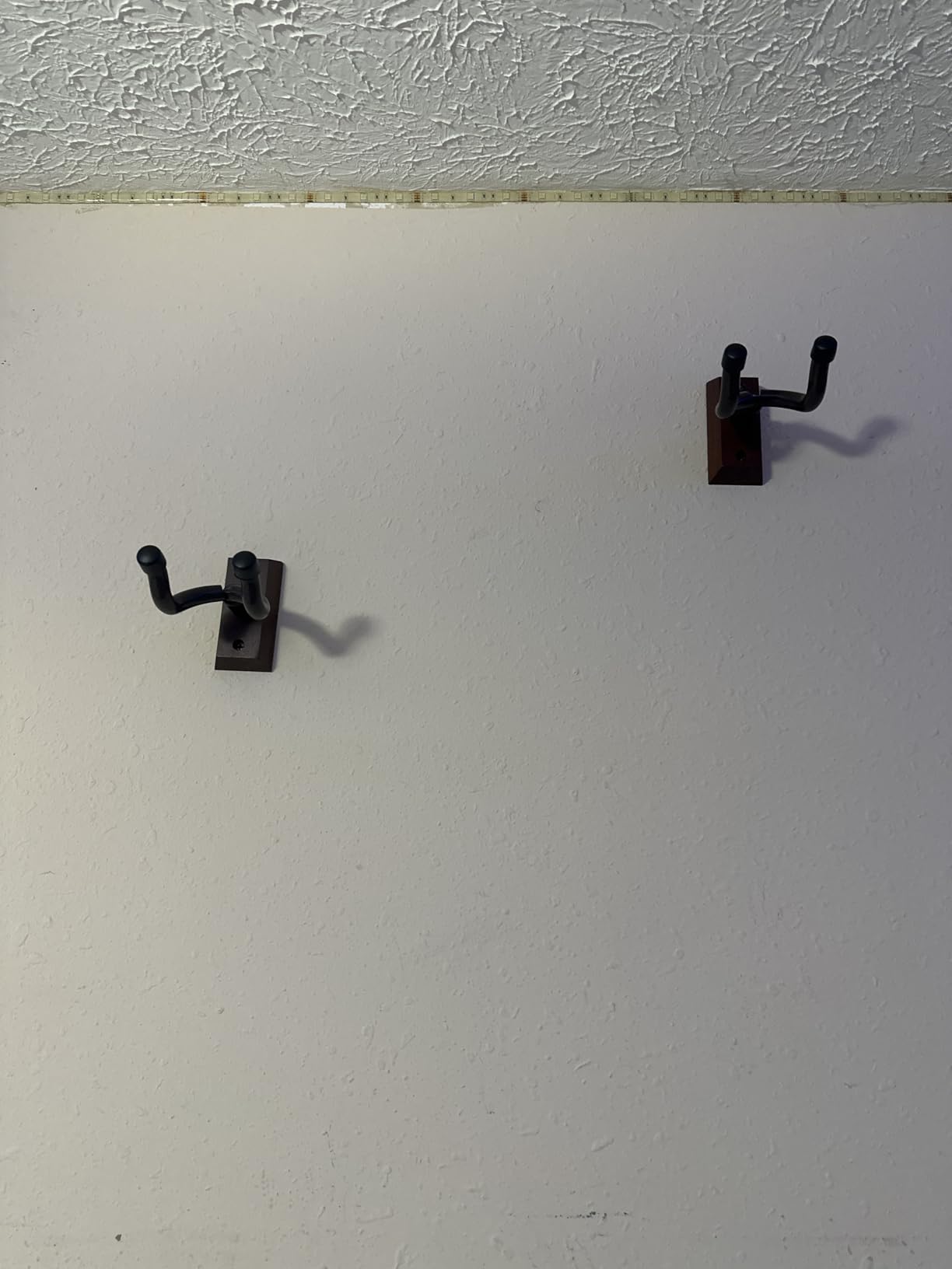 SNIGJAT Guitar Wall Mount 2 Pack, Wood Guitar Hanger Wall Hook with Screws | Guitar Wall Hook Stand, Guitar Holder Wall Mount Hanger for Acoustic Guitar, Electric Guitar, Banjo, Bass, Mandolin customer photo 1